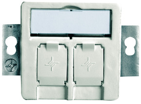 Telegärtner Modul-Aufnahme 2-fach ch UP/50 aws leer f.BR 100021416