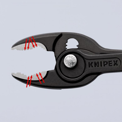 Knipex-Werk Frontgreifzange schwarz atramentiert 82 02 200 Knipex-Werk Frontgreifzange schwarz atramentiert 82 02 200