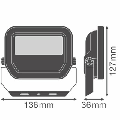 Ledvance LED-Fluter 840, weiß FL10P8W1K2LM840..WT