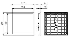 Philips Lighting LED-Panel M625 830/840, ML, DALI RC133V G6 #74992499