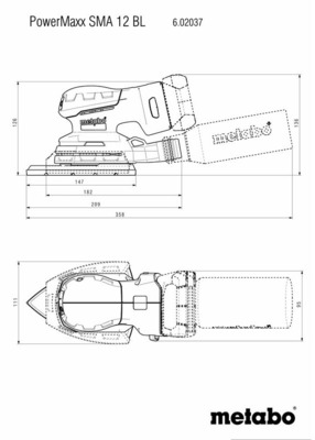 Metabowerke Akku Multischleifer 602037840