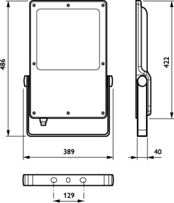 Philips Lighting LED-Außenstrahler 3000K BVP130 LED #79983700