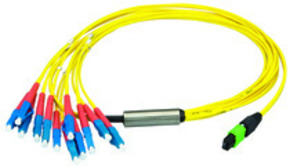 Telegärtner MPO/MTP Aufteilkabel gb 3m MPO OS2 12SC SM 100011010