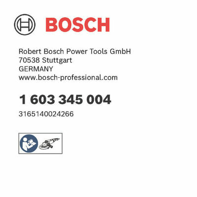 Bosch Power Tools PRO Stützteller Round Nut, M14, 180, 230 mm 1603345004