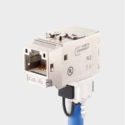 Metz Connect C6Amodul K 270Grd Jack Cat.6A 130B22-E