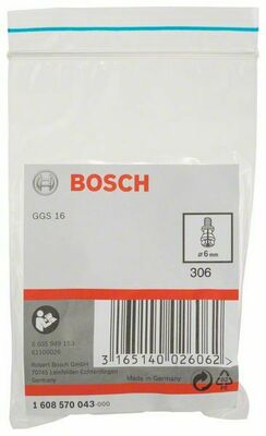Bosch Power Tools Spannzange mit Spannmutter 6 mm für 1608570043