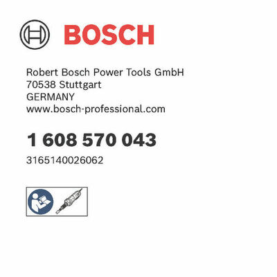 Bosch Power Tools Spannzange mit Spannmutter 6 mm für 1608570043
