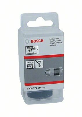 Bosch Power Tools Bohrfutter bis 10mm,3/8Zoll-24 1608572018