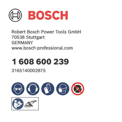 Bosch Power Tools PRO Stone Konischer Schleiftopf 90 x 110 1608600239