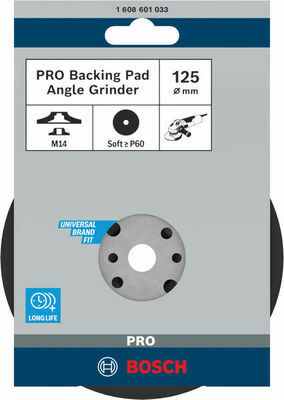 Bosch Power Tools PRO Stützteller weich, 125 mm, M14 1608601033
