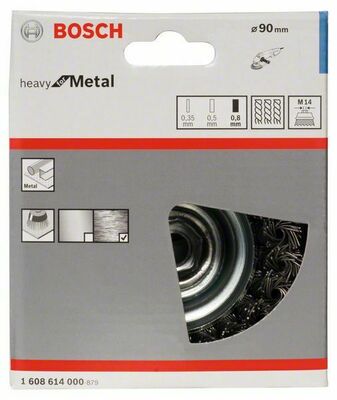 Bosch Power Tools Topfbürste 90mm 1608614000