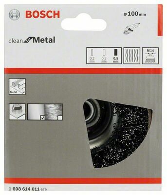 Bosch Power Tools Topfbürste 100mm 1608614011