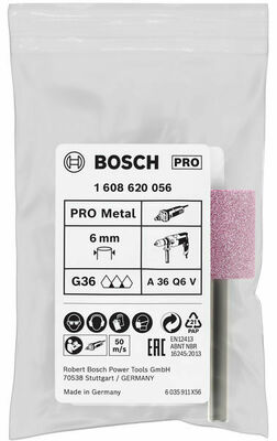 Bosch Power Tools PRO Steel Schleifstiftset, 20 x 25 mm G60 1608620056
