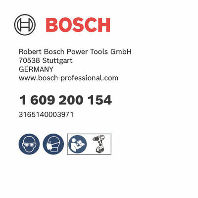 Bosch Power Tools Klettverschlusstelle 125mm, 8mm 1609200154