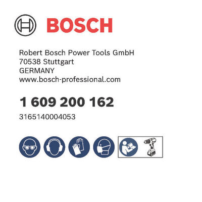 Bosch Power Tools PRO F460 Schleifblatt, 125 mm, G80, 5-tlg. 1609200162