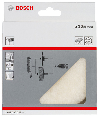 Bosch Power Tools Polierhaube, 125 mm 1609200245