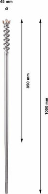 Bosch Power Tools PRO SDS max-9 Break Through Bohrer 45 x 1618596456