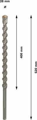 Bosch Power Tools PRO SDS max-9 Natural Stone Bohrer 28 x 1618596502