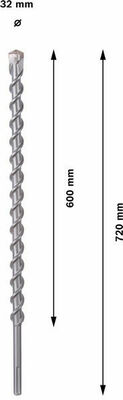 Bosch Power Tools PRO SDS max-9 Natural Stone Bohrer 32 x 1618596506