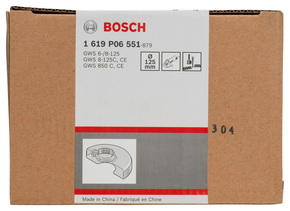 Bosch Power Tools Schutzhaube mit Deckblech, 125 mm 1619P06551