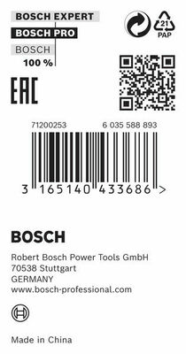 Bosch Power Tools Reduzierring für PRO Kreissägeblatt 25 x 2600100202