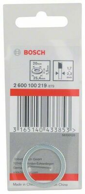 Bosch Power Tools Reduzierring für PRO Kreissägeblatt 25.4 2600100219