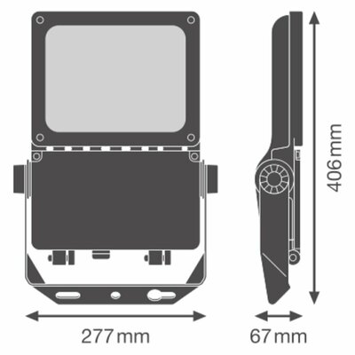 Ledvance LED-Scheinwerfer 830, DALI FLFLEX#4099854373169