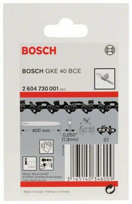 Bosch Power Tools Kette für Kettensäge 400mm 2604730001