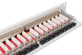 DIGITUS Patchpanel Kat.6 Classe EA 24xRJ 45 STP 7035 DN-91624S-EA
