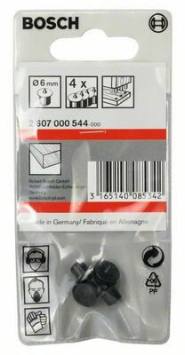 Bosch Power Tools Dübelzentrierstift 4-tlg Set, 6mm 2607000544