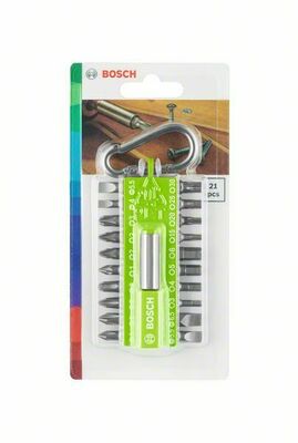 Bosch Power Tools Schrauberbit-Set 21-tlg, Snap-hook 2607002823