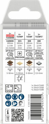 Bosch Power Tools PRO Wood and Metal-Set, 15-tlg. 2607011437