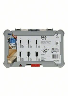 Bosch Power Tools PRO Nutfräser-Set, Schaft 1/4 2607017467