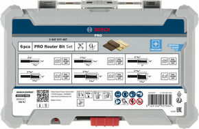 Bosch Power Tools PRO Nutfräser-Set, Schaft 1/4 2607017467