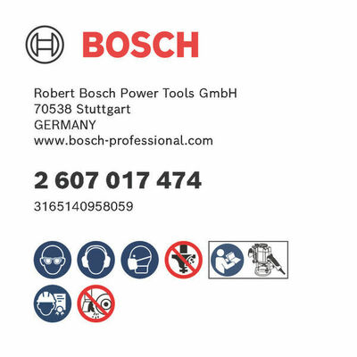 Bosch Power Tools PRO Nutfräser- Set, gemischt Schaft 6 mm 2607017474