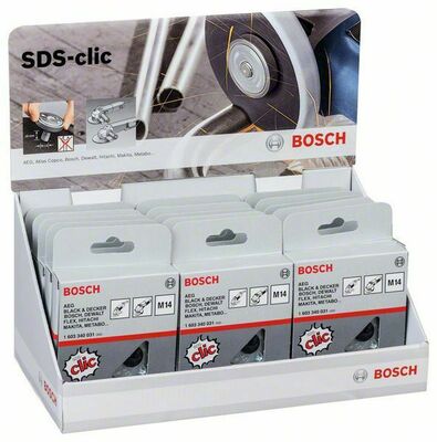 Bosch Power Tools Schnellspannmutter SDS clic,(15 Stück) 2607019033