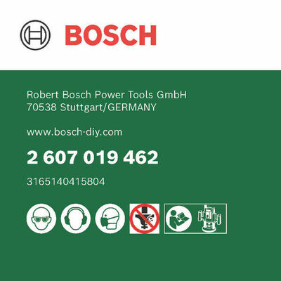 Bosch Power Tools 6-teiliges HM-Fräser-Set (1/4 2607019462
