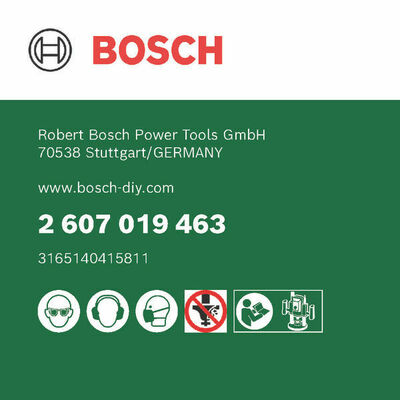 Bosch Power Tools 6-teiliges HM-Fräser-Set (8 mm Schaft) 2607019463