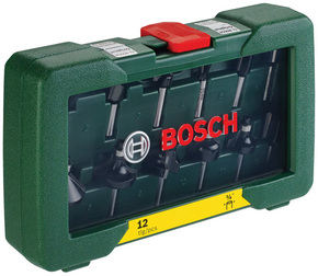 Bosch Power Tools 12-teiliges HM-Fräser-Set (1/4 2607019465