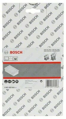 Bosch Power Tools Flachfaltenfilter Für Staubsauger 2607432033