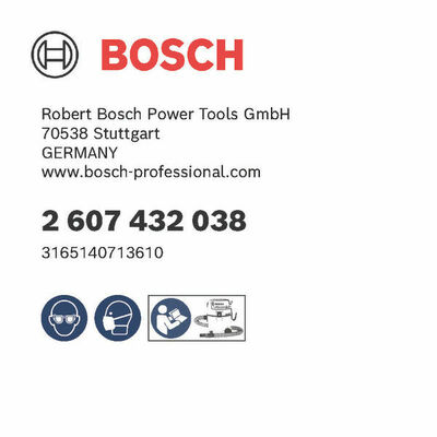 Bosch Power Tools Vliesfilterbeutel für GAS 55 M AFC 2607432038