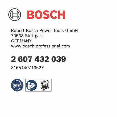 Bosch Power Tools Nassfilterbeutel 2607432039