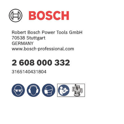 Bosch Power Tools Führungshilfe 2608000332