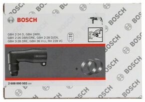 Bosch Power Tools Winkelbohrkopf für leichte Bohrhämmer mit SDS 2608000502