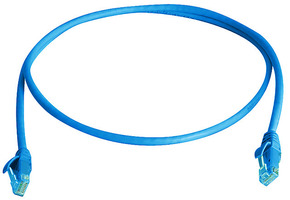 Telegärtner Patchkabel U/UTP C.6 1,0m MP8 250,LSZH,bl,1:1 100008054