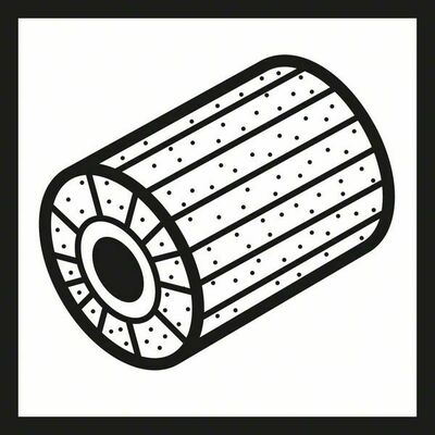 Bosch Power Tools Schleifwalze 19mm,120,100mm 2608000599