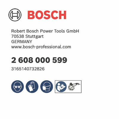 Bosch Power Tools Schleifwalze 19mm,120,100mm 2608000599