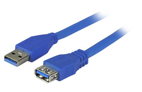 EFB-Elektronik USB-Verlängerung A-A 1,8m USB 3.0 schwarz K5237.1,8