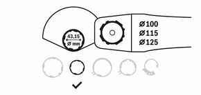 Bosch Power Tools Schleifschutzhaube für GWS 9-100 P Professional 2608000676
