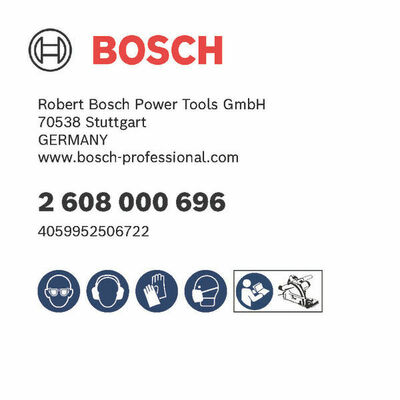Bosch Power Tools Staubbeutel für GKS 18V-68 GC 2608000696